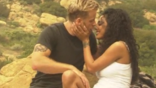 Big Dick Muscular Guy fucks the Sexy Hot Black Girl on a Hiking Trip hard