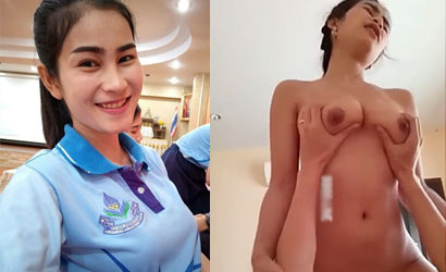 ครูเต้ยคนสวย ชอบหลอกเย็ดนักเรียนควยใหญ่ โยกควย อย่างเด็ด
